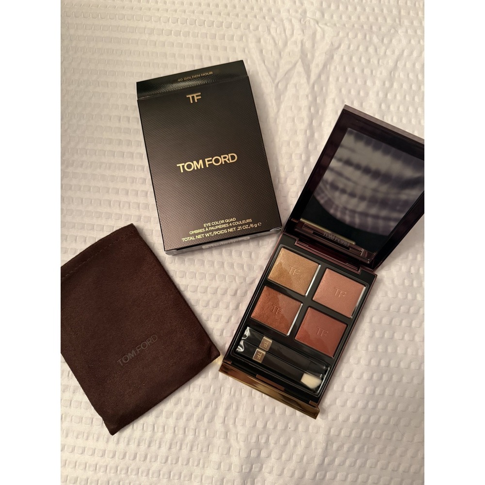 Tom Ford Eye Color Quad Eyeshadow Palette 40 Golden Hour New in Box